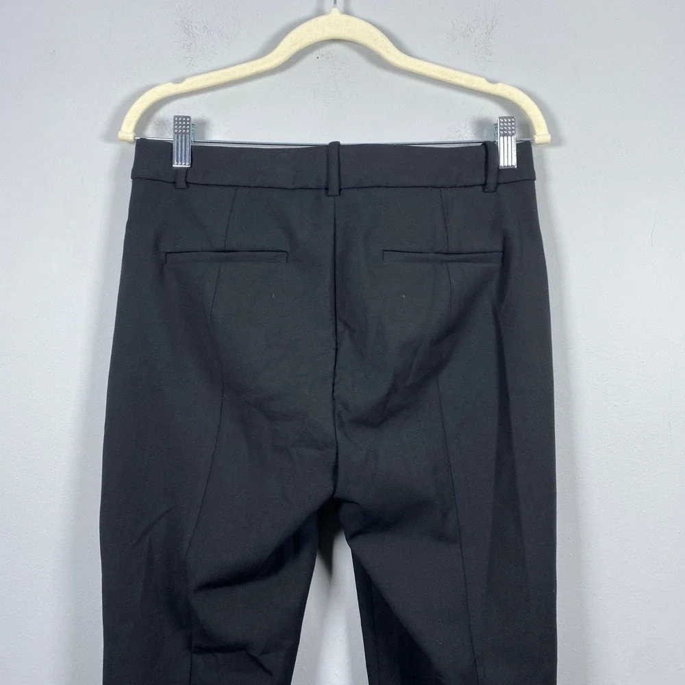 J.Crew High-Rise Cameron Pant Women's 6 Black Ankle Four Season Stretch‎ H6573
